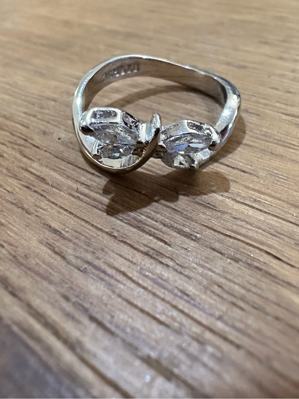 Dragonfly  Cubic Zirconia Ring in 925 Silver